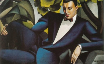 retrato del marqués d afflito 1925 contemporánea Tamara de Lempicka Pinturas al óleo